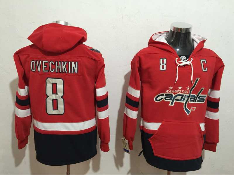 Washington Capitals #8 Alex Ovechkin Red All Stitched Hoodie Sweatshirt,We sell and wholesale Washington Capitals #8 Alex Ovechkin Red All Stitched Hoodie Sweatshirt on line form chian!